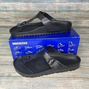 Birkenstock Gizeh EVA Sandals Black Size Mens 10 EU 43